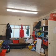 Silsden Pavilion a room used as a changing room